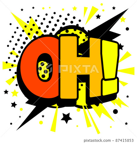 Oh! Comic Rainbow Text Oh! Comic Rainbow Text 87415853