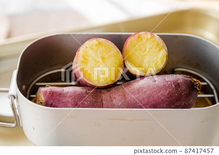 Sweet potato steamed with Mestin 87417457
