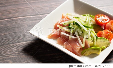 金槍魚鱷梨生牛肉片沙拉 金槍魚鱷梨生牛肉片沙拉 87417488