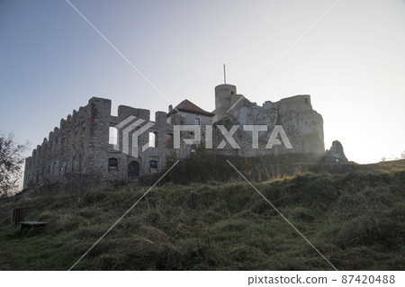 Rabsztyn medieval castle in Silesia, Poalnd 87420488