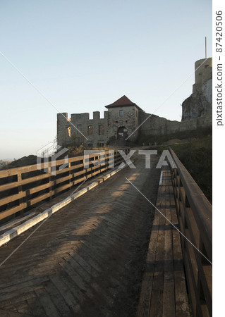 Rabsztyn medieval castle in Silesia, Poalnd 87420506