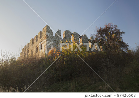 Rabsztyn medieval castle in Silesia, Poalnd Rabsztyn medieval castle in Silesia, Poalnd 87420508