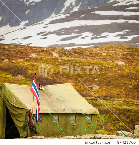 Tent in Haukeli mountains, Norway Tent in Haukeli mountains, Norway 87421760