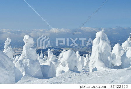 樹冰原的山形藏王雪怪 樹冰原的山形藏王雪怪 87422533
