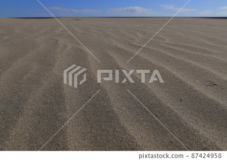 Kujukuri beach and sea on the Boso Peninsula 87424958