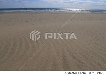 Kujukuri beach and sea on the Boso Peninsula 87424965