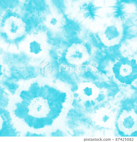 Tie dye shibori seamless pattern. Abstract tie-dye technique hand dyed fabric. Tie dye shibori seamless pattern. Abstract tie-dye technique hand dyed fabric. 87425082
