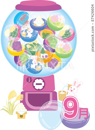 September Gachapon Machine_Illustrated 87426604