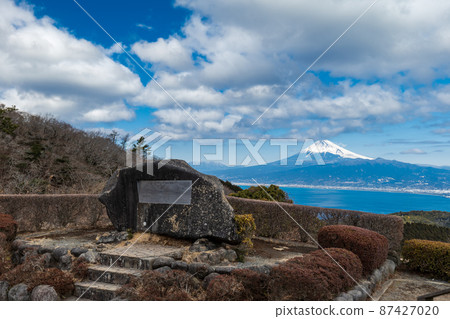 達磨山高原展望台的富士山和駿河灣 87427020