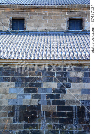 A quaint stone wall A quaint stone wall 87427124
