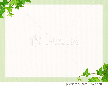 Cute background of paper and fresh green Cute background of paper and fresh green 87427868