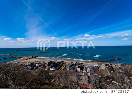 沿海城市和海洋城市的形象(新潟縣山東區出雲崎町拍攝) 沿海城市和海洋城市的形象(新潟縣山東區出雲崎町拍攝) 87428517