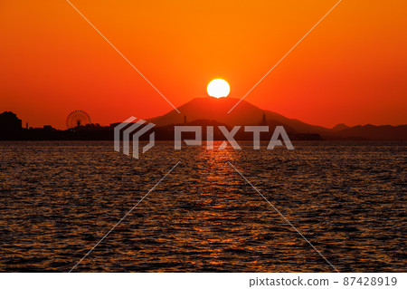 Sunset over Kayasan 87428919
