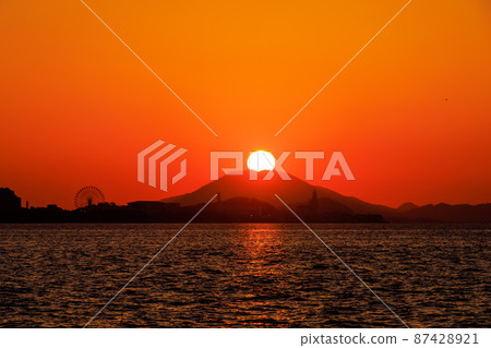 Sunset over Kayasan 87428921