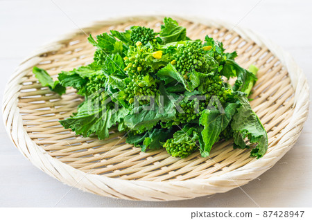 Edible Rape Blossoms 87428947