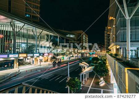沖繩那霸巴士總站夜景 87429277