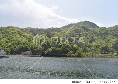Scenery around Yamba Dam, Naganohara Town, Agatsuma District, Gunma Prefecture 87430177