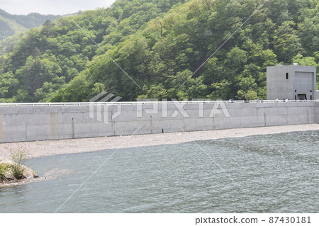 Scenery around Yamba Dam, Naganohara Town, Agatsuma District, Gunma Prefecture 87430181