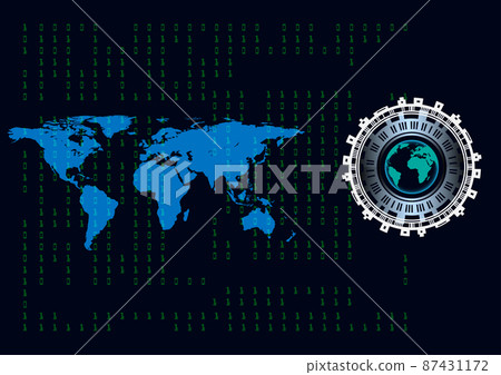 graphics design Hitech circuit cog style connect technology network communication vector illustration graphics design Hitech circuit cog style connect technology network communication vector illustration 87431172