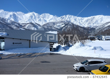 白馬風景在冬天 白馬風景在冬天 87432645