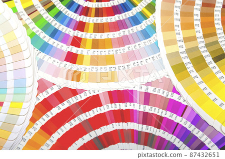 Several color guides spread all over. Color, colorful, design Occupation image 87432651