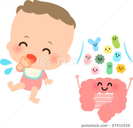 將細菌帶入體內並創造腸道環境的嬰兒 87432939