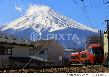 Mt. Fuji and Railway Mt. Fuji View Limited Express 87433057