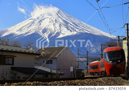 富士山和鐵道 富士山景特急 富士山和鐵道 富士山景特急 87433059
