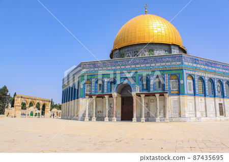 Rock dome in the sanctuary Jerusalem 87435695