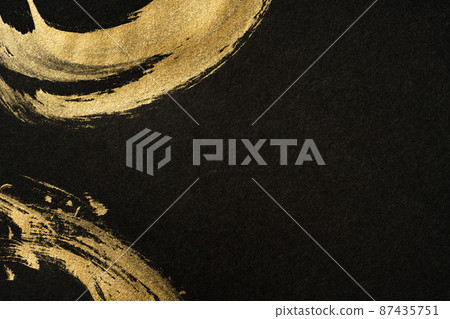 Black and gold background texture 87435751