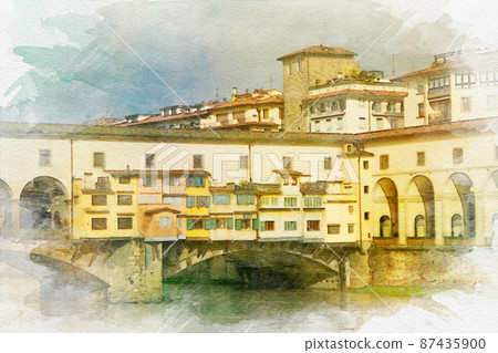 Ponte Vecchio in Florence, Italy Ponte Vecchio in Florence, Italy 87435900