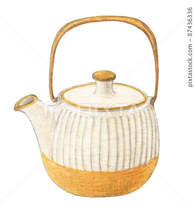 茶壺手繪 87436336