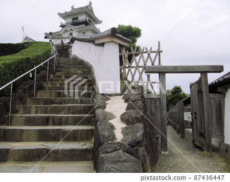 掛川城天守閣石階附近/靜岡縣掛川市[掛川城公園] 87436447