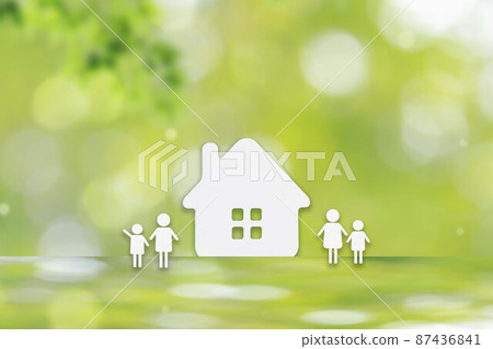 家庭和家庭生活在一個擁有生態和節能形象的自然資源豐富的地方 87436841
