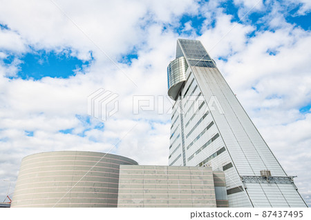 青森縣青森市青森縣觀光信息中心 晴天時的阿斯帕姆 87437495