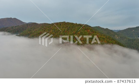 Sea of clouds in autumn 87437613