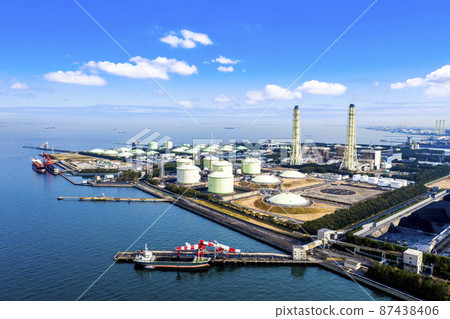 Keiyo industrial area of Sodegaura City (Sodegaura City, Chiba Prefecture) 87438406
