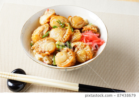 Scallop rice scallop bowl 87438679
