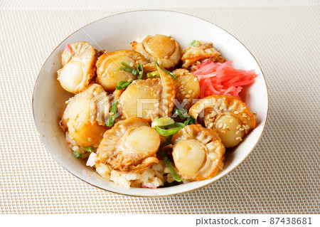 Scallop rice scallop bowl 87438681
