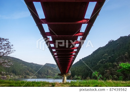 天龍川上的夢之掛橋(靜岡縣濱松市) 天龍川上的夢之掛橋(靜岡縣濱松市) 87439562