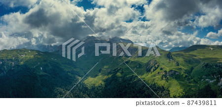 Oshten mount in Caucasus Mountains 87439811