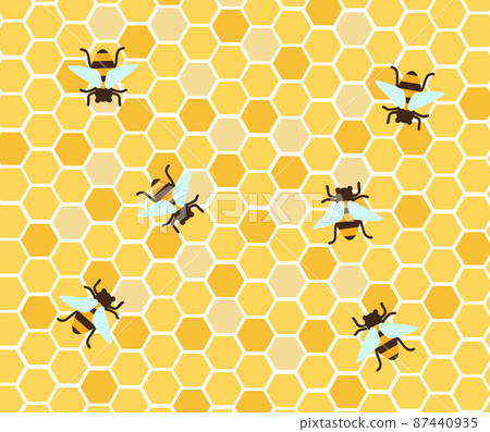 bees vector illustratiuon design 87440935