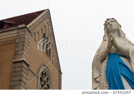 St. Michael Cathedral Catholic church built by German missionaries in Qingdao St. Michael Cathedral Catholic church built by German missionaries in Qingdao 87441097
