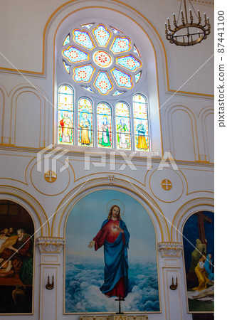St. Michael Cathedral Catholic church built by German missionaries in Qingdao 87441100