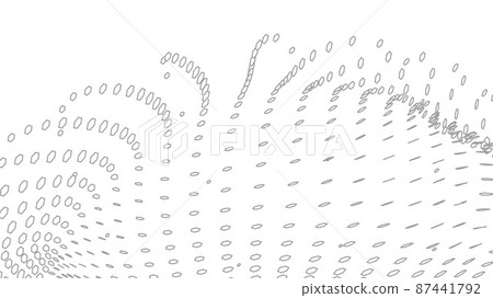 Wireframe landscape on white background. Abstract geometric vector technology background. 3d vector digital background. Wireframe landscape on white background. Abstract geometric vector technology background. 3d vector digital background. 87441792