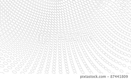 Wireframe landscape on white background. Abstract geometric vector technology background. 3d vector digital background. Wireframe landscape on white background. Abstract geometric vector technology background. 3d vector digital background. 87441809