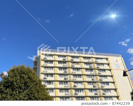 昭和時代遺跡與藍天風光的舊住宅小區_15 昭和時代遺跡與藍天風光的舊住宅小區_15 87442239