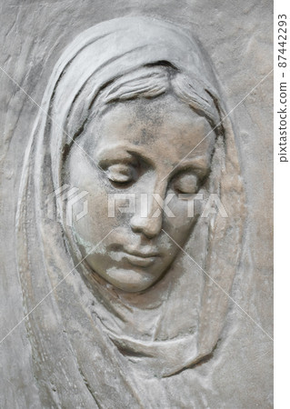 Religious icon of Madonna Religious icon of Madonna 87442293