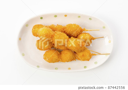 Deep-fried quail eggs 87442556