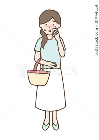 汗流浹背的女人 87444614